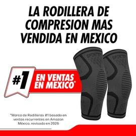 SPORTIFY - 2 Rodilleras de Compresión Ortopedicas para Dolor de Rodillas