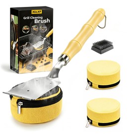 Grill Brush with 2 Replacement Head