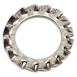 Stainless Steel External Serrated Shakeproof Washer Lock Washers DIN 6798A (Pack of 20) (M6)