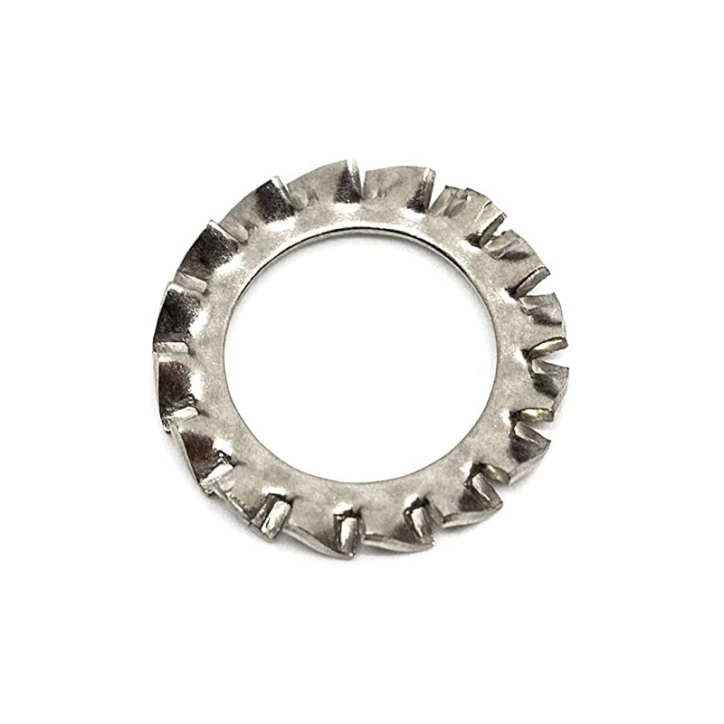 Stainless Steel External Serrated Shakeproof Washer Lock Washers DIN 6798A