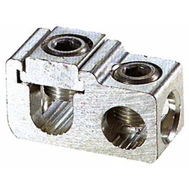 Morris Products 91018 Aluminum Parallel & Tee Tap Connectors Main: 250-1/0 Tap: 250-#6, 2-Pack