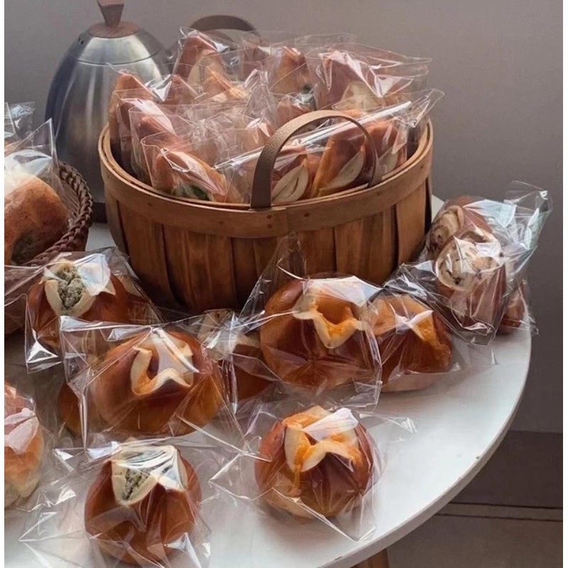 Clear Resealable Cello/Cellophane Bags Good for Bakery, Candle, Soap, Cookie
