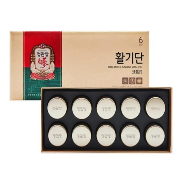 CheongKwanJang Hyunggidan 3.75g 10 pills 1 box MJJ, 1 box / 정관장 활기단 3.75g  10환  1박스 MJJ, 1박스