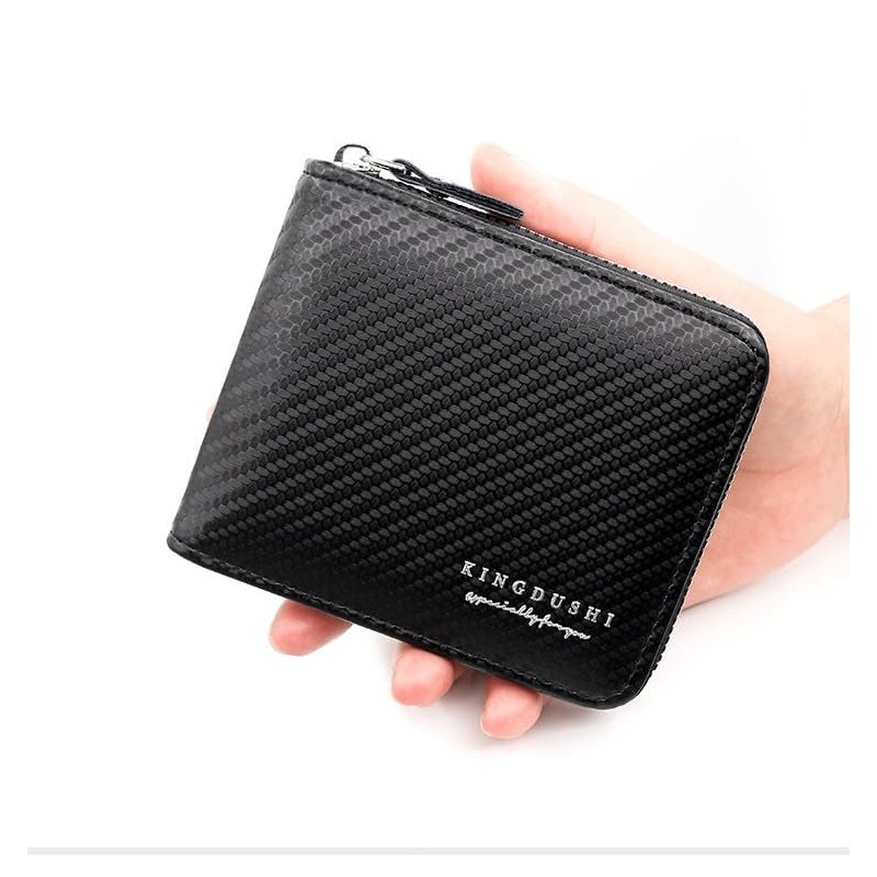 TOEDNNQI Men's Bi-fold Wallet, Large Capacity, Bifold Wallet, Coin Purse,