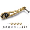 HEIGHTEN 3.1/3.5 inches (80/90 mm) Bait Reel Handle (No Knobs)