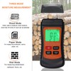 Wood Moisture Meter LCD Display Handheld Multifunctional Double Protection Moisture