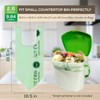 ANECO 100% Compostable Food Waste Bags 2.6 Gallon With Handles,