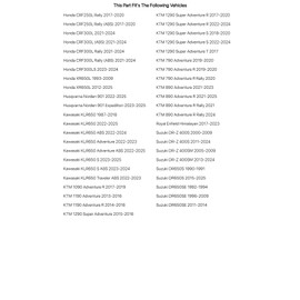 Tusk D-Flex Pro Adventure Handguards Black Bar/Blue Plastics 7/8" Bars Compatible with ROYAL ENFIELD Himalayan 2017-2023