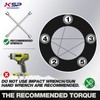 KSP 12mmx1.5 Open Lug Nuts fit Hon-da Accord Civic, 20pcs