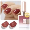 Double Rhythm 0.50 OZ Translucent Gel Polish Same Color Same