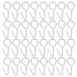SOLUSTRE Pack of 100 Car Seat Cover Hooks Car Seat Cushion Attachment Hooks S-Shaped Car Seat Cushion Hooks Seat Cover Attachment Hooks for Car Vehicle Car