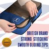 CARDONS Premium Compression Packing Cubes Travel Suitcase Organisers Laundry Bag