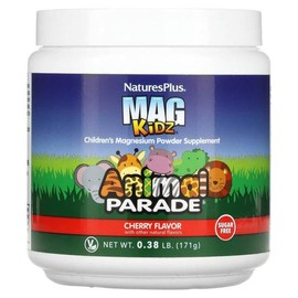[해외직구] NaturesPlus 네이처스플러스 키즈 마그네슘 파우더 체리맛 171g [Nature's Plus] Kids Magnesium Powder Cherry Flavor 171g