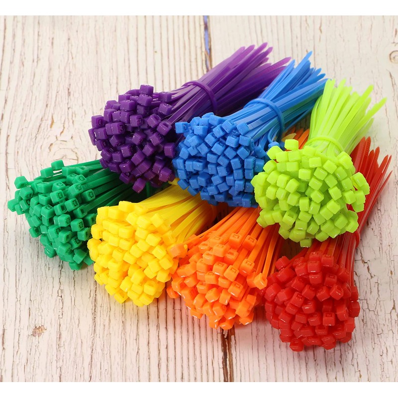 Mini Skater 4 Inch Plastic Nylon Cable Tie Self-Locking Organizer