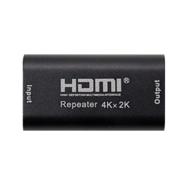 blendend HDMI A/H-A/H Repeater schwarz zur Verlängerung von High-Definition-Video- und Audiosignalen über große Entfernungen.