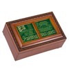 Cottage Garden Irish Road Petite Woodgrain Rope Trim Music Box
