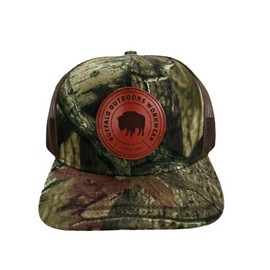 Buffalo Outdoors® Workwear Circle Patch Trucker Hat (Camo)