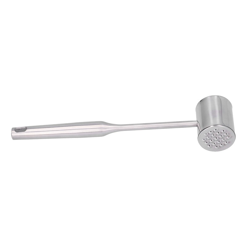 Meat Mallet Tenderizer Stainless Steel Hand Held Manual Anti Rust