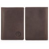 Polare Functional RFID Blocking Leather Passport Holder Travel Bifold Wallet