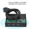 3-Port USB3.0 + 1 Port USB3.1 TypE C Interface Alloy
