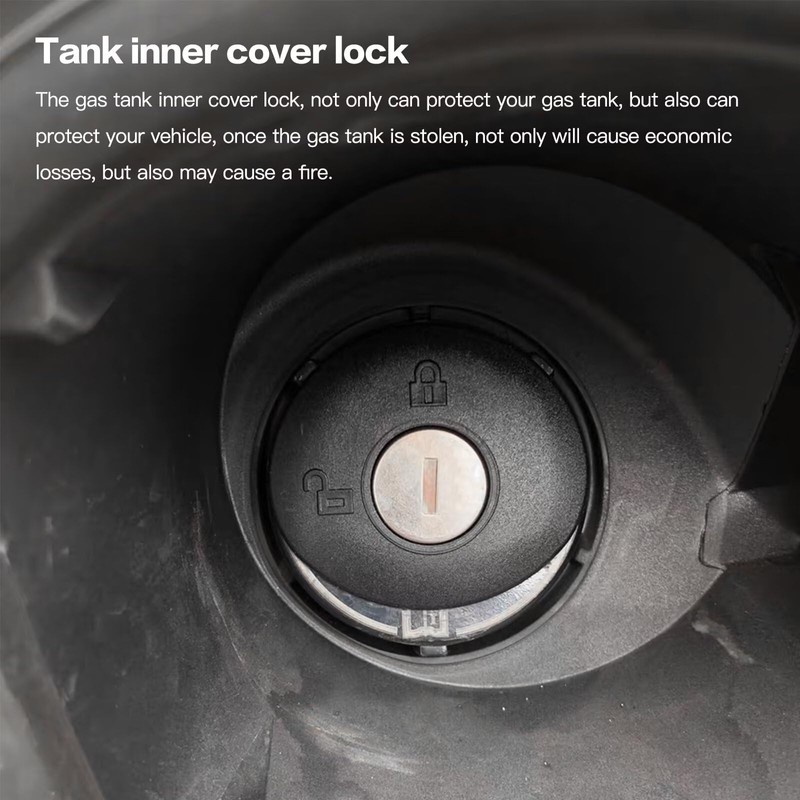8U5Z9C268B New Locking Fuel Tank Gas Cap with Key for