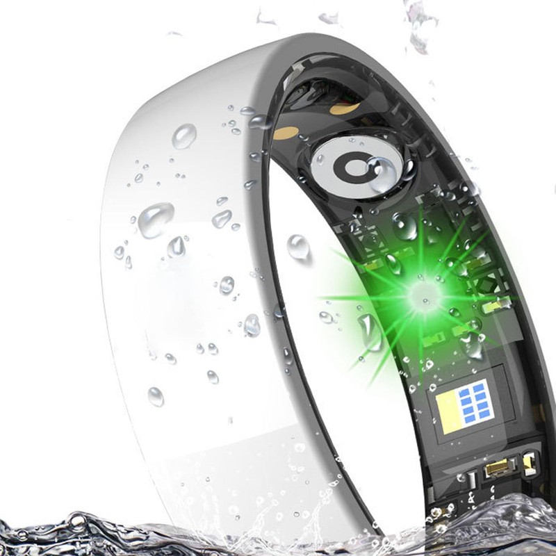 Smart Ring for Women Men,5ATM Rain Proof Health Tracker,Gesture Control