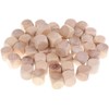 10 Pcs Wooden Dice, 6 Sided Blank Dice Round Corner