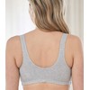 Bestform 5006014 Comfortable Unlined Wireless Cotton Stretch Sports Bra with