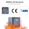 NineLeaf 1PK IP66 Waterproof Switch,2 Way Single Light Switch for