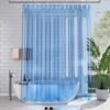 AmazerBath Extra Long Shower Curtain Liner, Clear Blue Shower Liner
