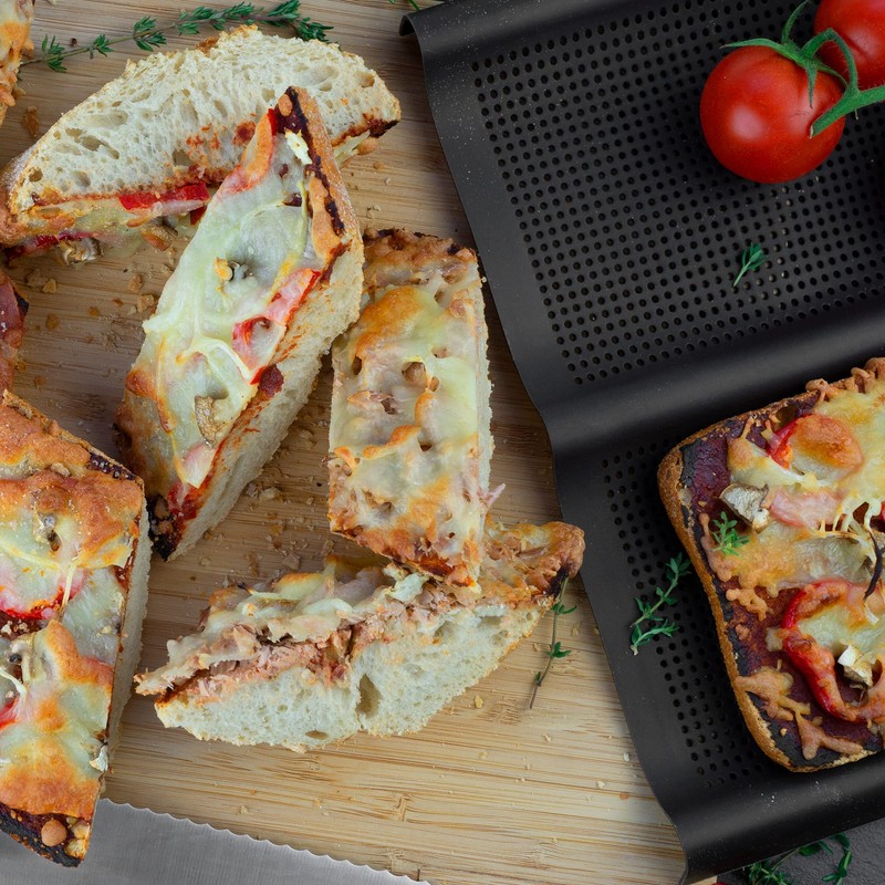 Lurch 85080 FlexiForm Ciabatta Backmatte zur Herstellung von 2 knusprigen