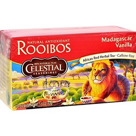 Celestial Seasonings Rooibos Tea, Madagascar Vanilla 20 ea