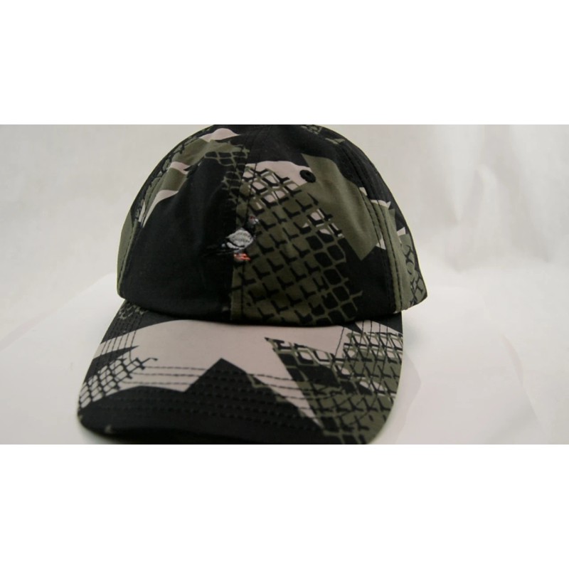 Staple Pigeon Logo Olive & Black Camouflage Relaxed Fit Dad