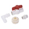 sourcing map Spigot Faucet Kit ABS G1/2 Female Bulkhead Fitting