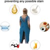 Stomeshle Japanese Aprons Plus Size Smock for Women with Pockets