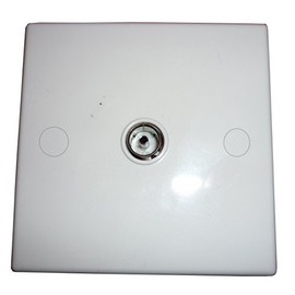 Single IEC UHF/VHF TV Wall Socket (Non-Isolated)