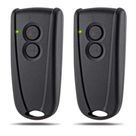 pepape Garage Opener Remote Control for EcoStar RSC2-433 RSE2-433, Gate Handheld Transmitter for Hormann EcoStar Liftronic 500/700/800 for Portronic D2500/D5000/S4000 Pack of 2