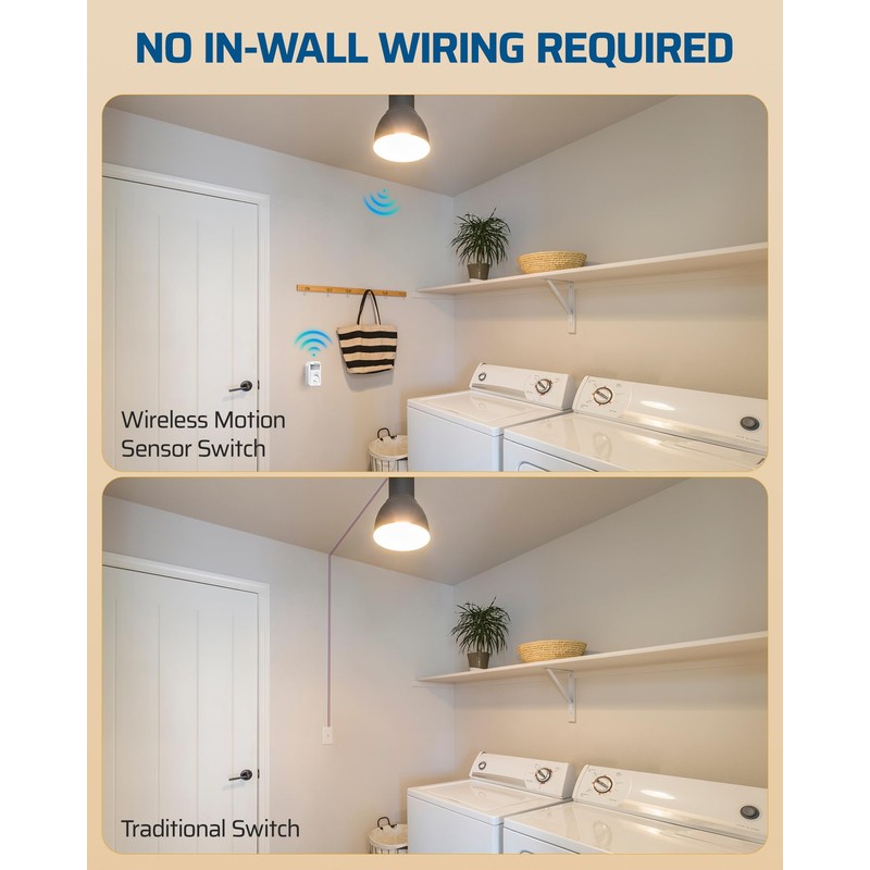 DEWENWILS Motion Sensor Light Socket, E26/E27 Screw in Dusk to