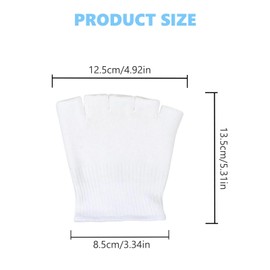 Gel-Lined Compression Toe Separator Socks,Toe Alignment Socks, Relieves Foot Pain from Corns, Metatarsalgia, Overlapping & Pinched Toes