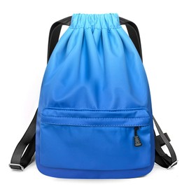 WenYa Swimming Bags for Girls, Swimming Backpack Bags with Wide Straps, Swimming Drawstring Waterproof Bags for Kids Sports Gym Yoga