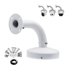 CTXSumTec Security Camera J-Type Wall Mount Junction Box Bracket, Dome Camera Mount Universal Camera Wall Mounting Bracket/IP Camera for CCTV Security Camera (7" J-Shapped Mount)