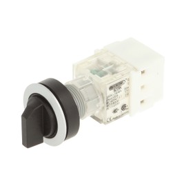 Club 23.001.089 Selector Switch rastend 3 Positions Momentary Contact Transmitter 1 N/O Contact With Bottle Opener, SCREW Connector, Silver