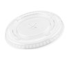 Clear PET Plastic Flat Lids with Straw Slot [1000 Pack]