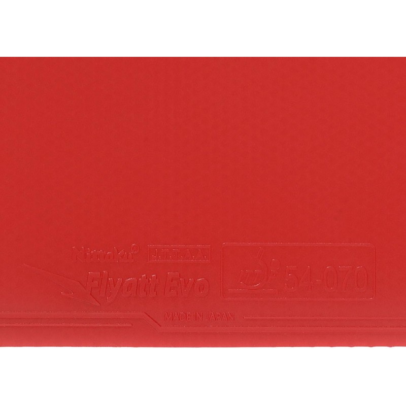 Nittaku NR-8122 Table Tennis Rubber Fly At EVO Red Thick