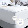 Nestl Queen Size Mattress Protector, Cooling Waterproof Mattress Protector Queen,