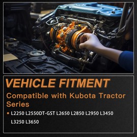 Seaforie 31351-76300 Hydraulic Pump Assy Compatible with Kubota Tractor Series L2250 L2550DT-GST L2650 L2850 L2950 L3450 L3250 L3650 31351-76470 31351-76305 31391-76103