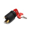 Replacement 702 Ignition Key, 5 Pieces Red Key for Jungheinrich