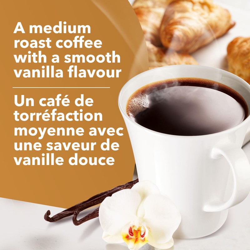 Nabob Cafe Collection French Vanilla Coffee (Medium), 14-Count T-Discs for