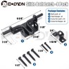BOODVON Slide Bolt Gate Latch for Wooden Fence, Sliding Bolt