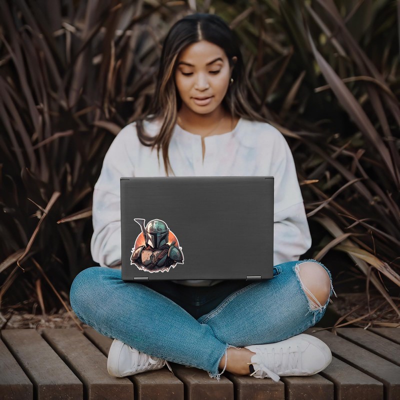 SW Mandalorian Explosion Sticker Decal Notebook Car Laptop 5.5"x5.5" (Color)